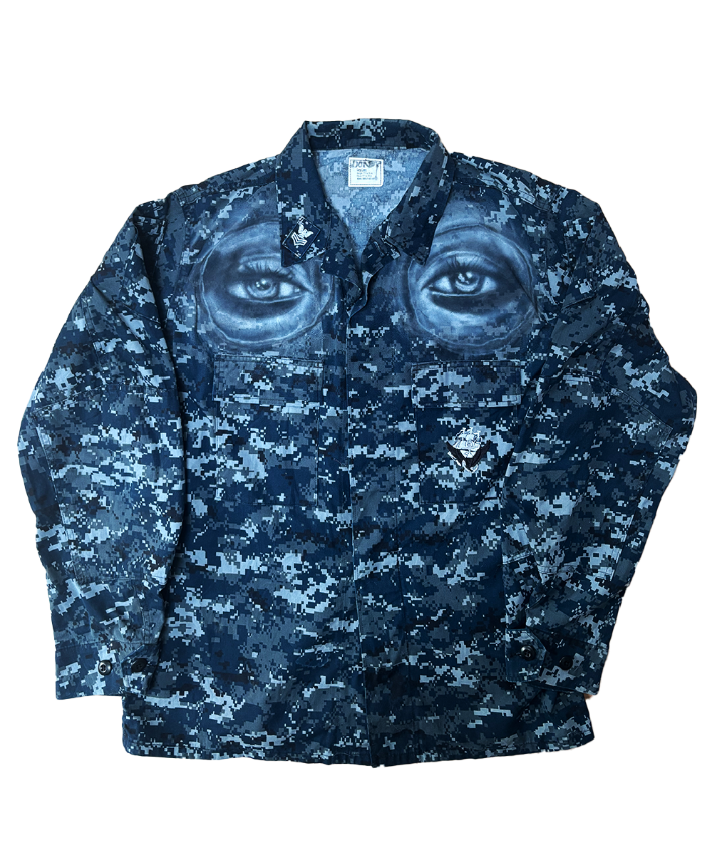 Ex-Military Tech Camo Eye Contact Jacket