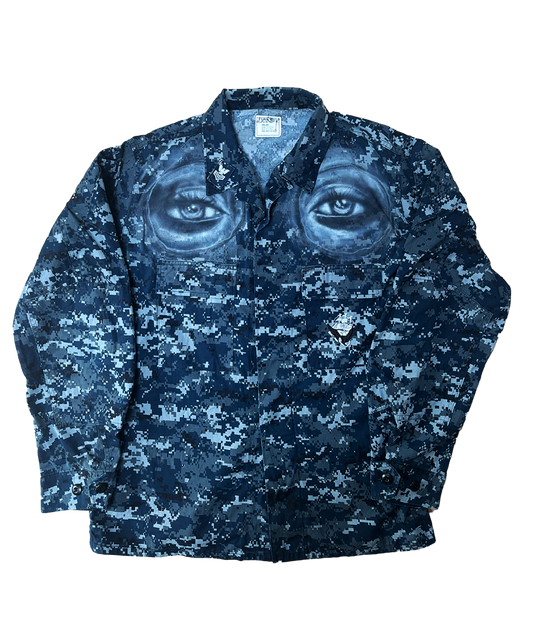 Ex-Military Tech Camo Eye Contact Jacket